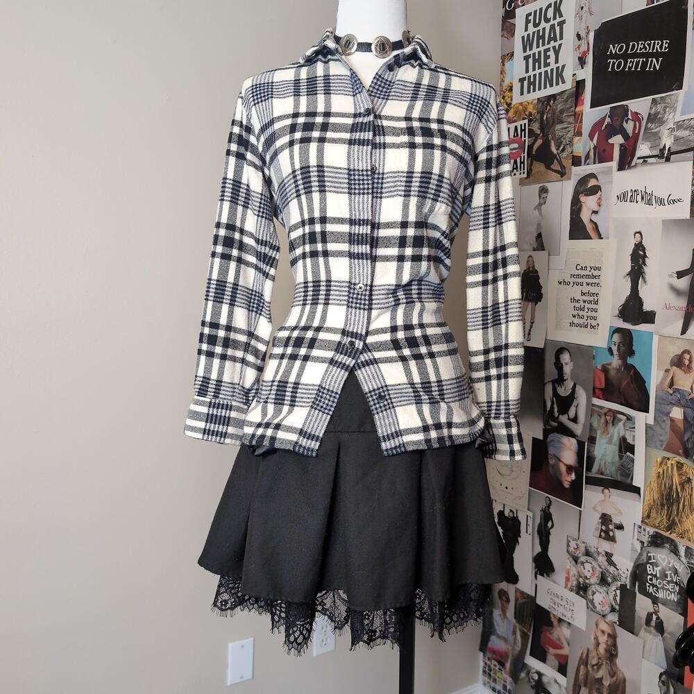 Plaid Flannel Tumblr Button Down Shirt Madewell